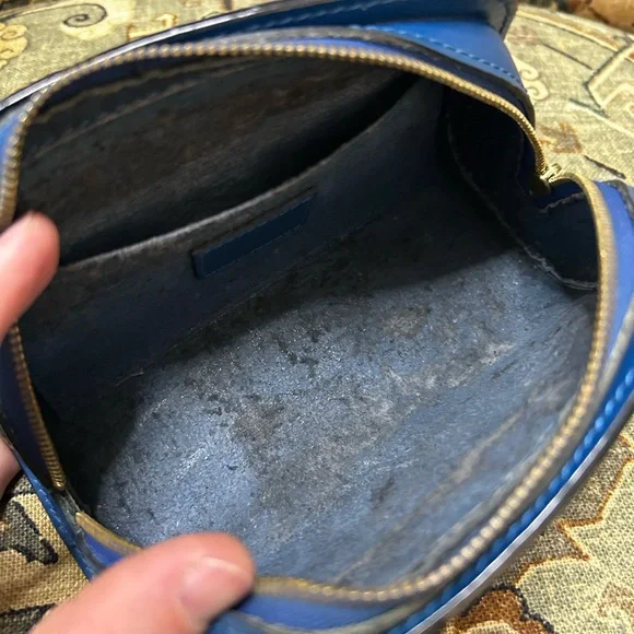 Louis Vuitton Textured Blue Cosmetic Case - Picture 5 of 5